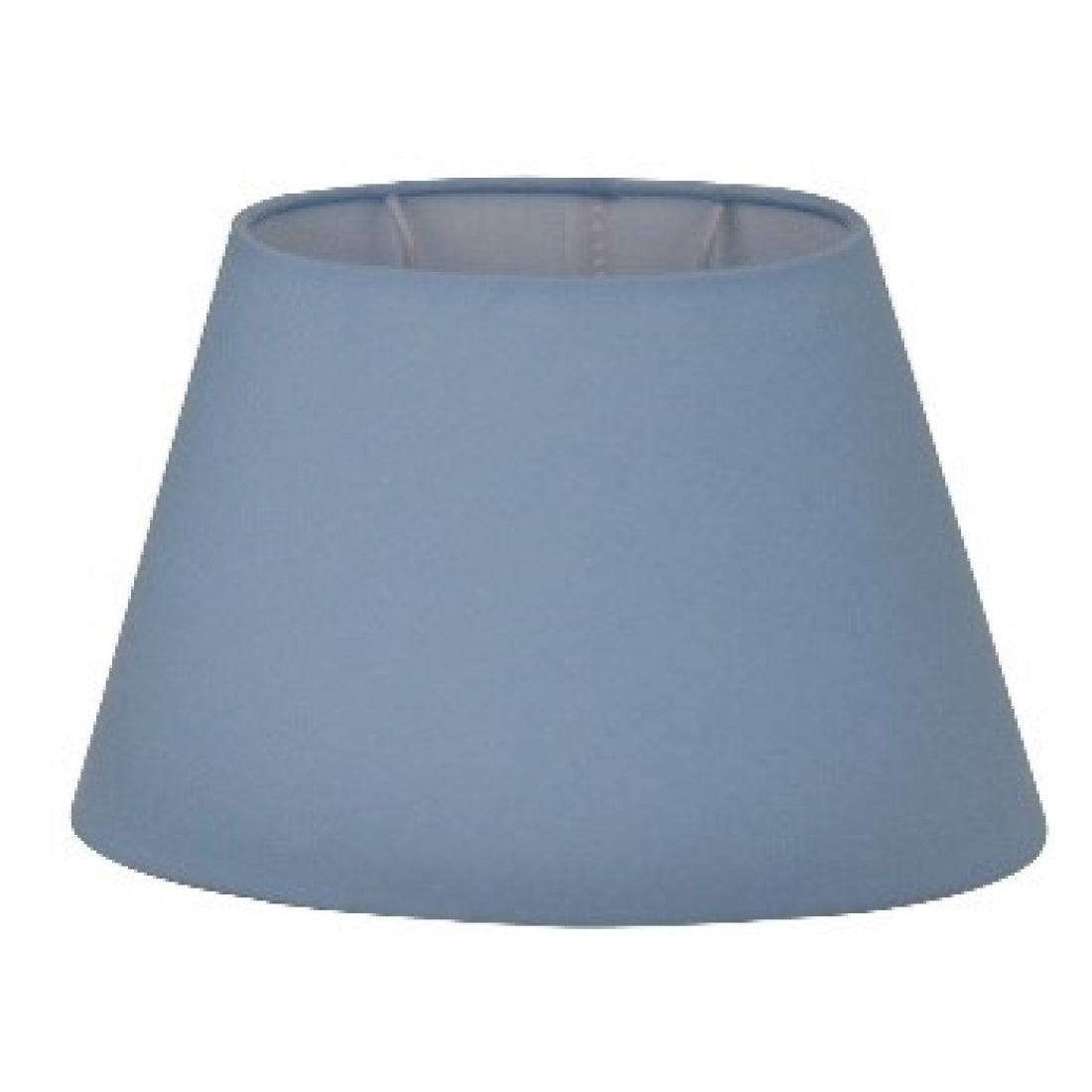 Abat-jour ovale varié - Bleu clair - Ø24 ou Ø30 cm - Chintz