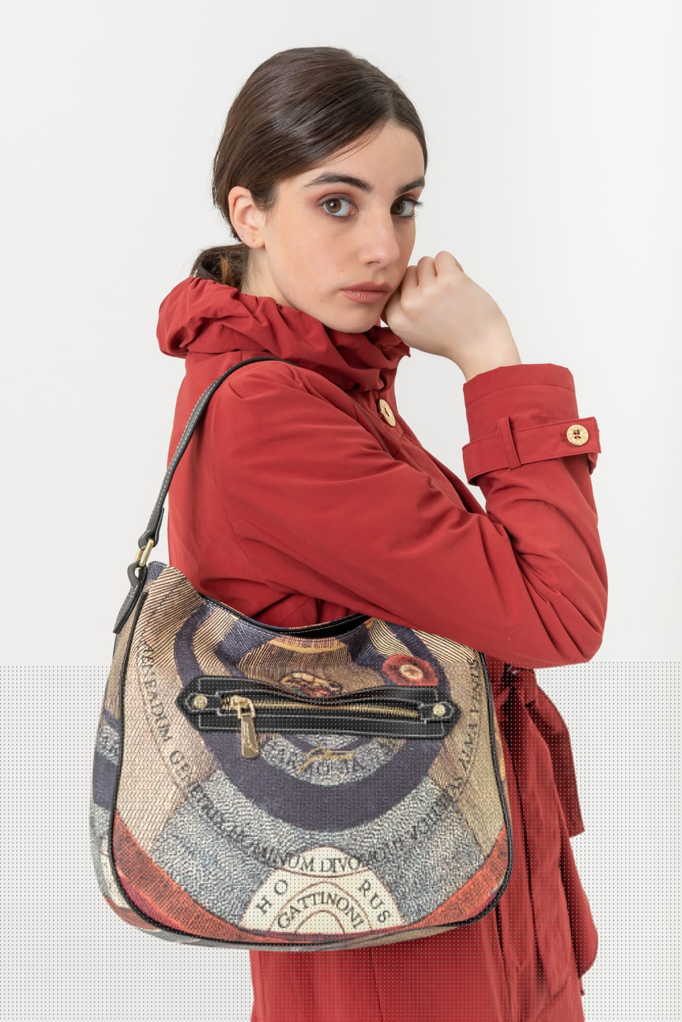 Parka z pasom