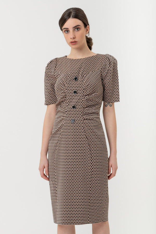 Midi Jacquard Dress