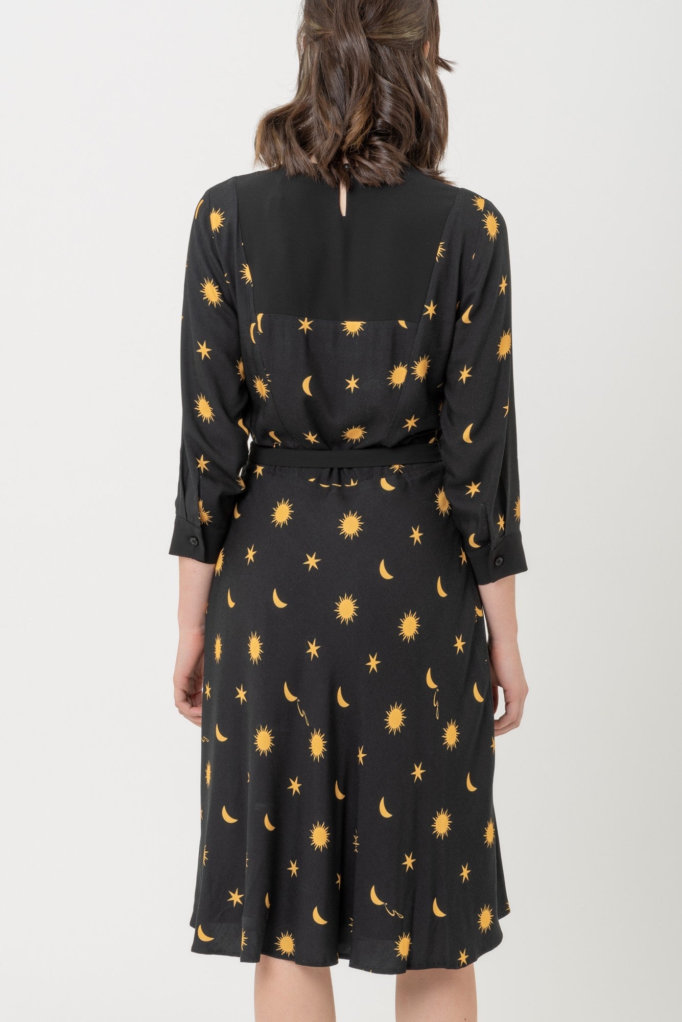 Coelum Print Midi Dress