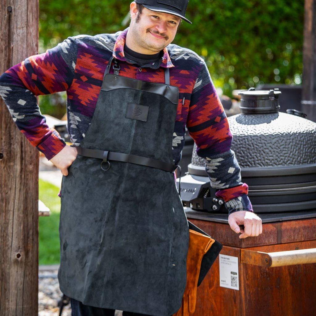 Kožená zástěra ke grilu