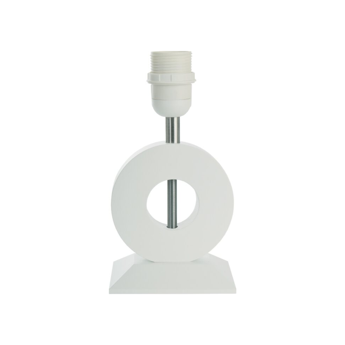 Various Wood/Metal Lamp Base Bolero White – Stylish Base for Your Table Lamp (22 cm, E27)