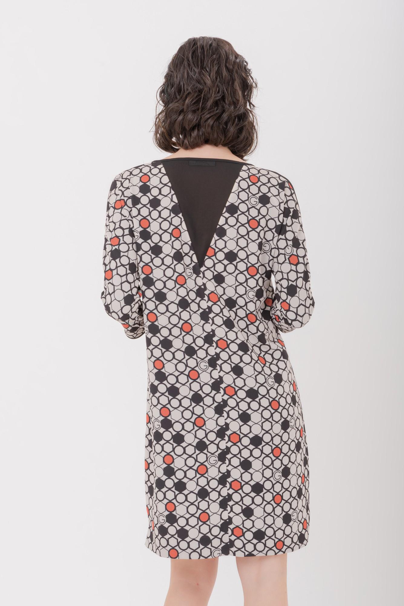 Short Dress Geometrical Print