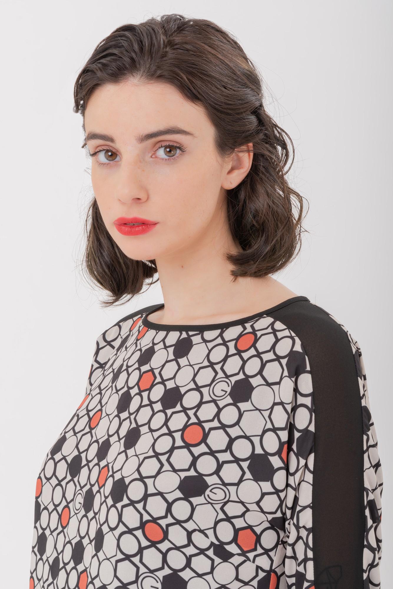 Short Dress Geometrical Print