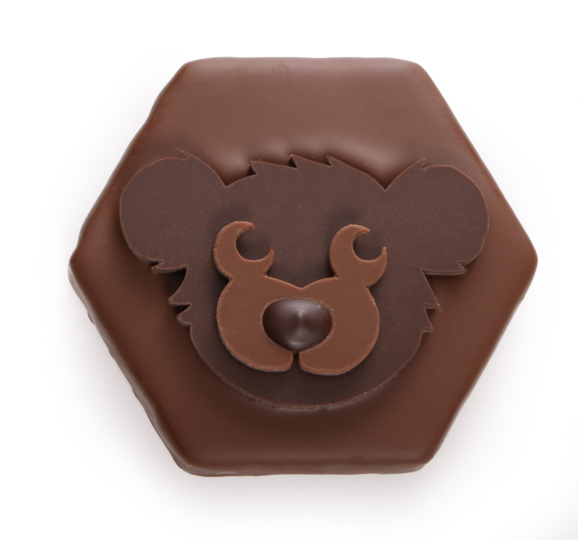Sparkling praline milk chocolate bear