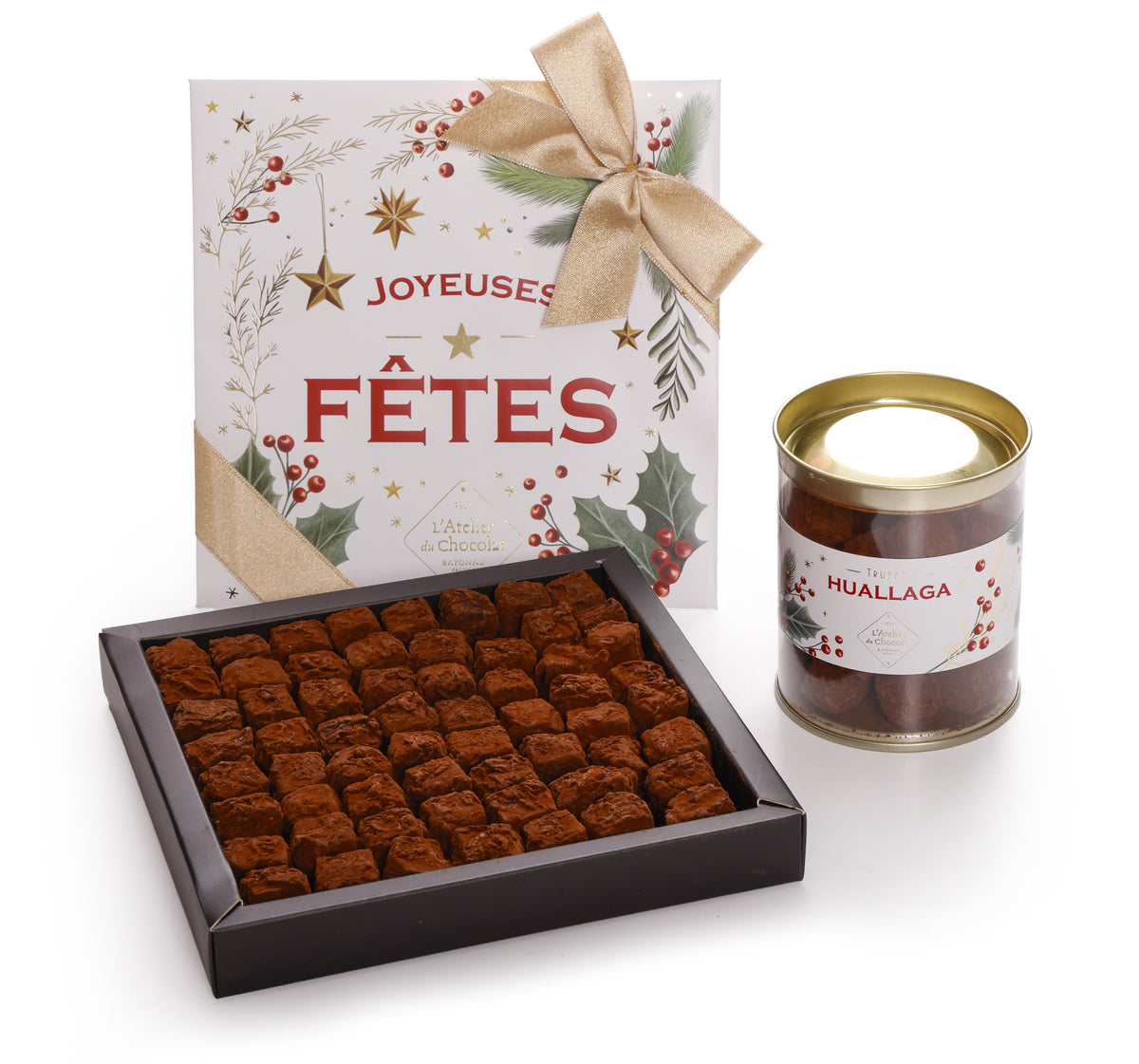 Extra Dark Chocolate Truffle Cylinder · Christmas Chocolates