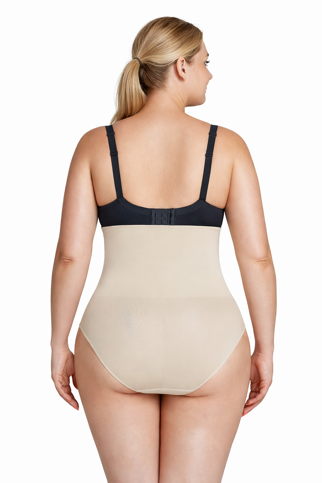 Shaping panties with fastening, classic cut, NUDE Size: XS/S