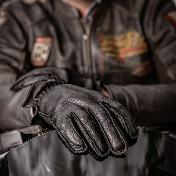Durable Gloves with Rubber for Motorcycles and Scooters