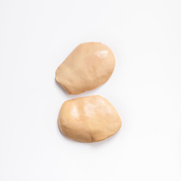 Raw foie gras escalopes by 2 - 160g