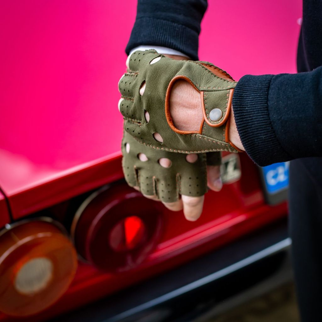 Premium Hand-Stitched Fingerless Gloves