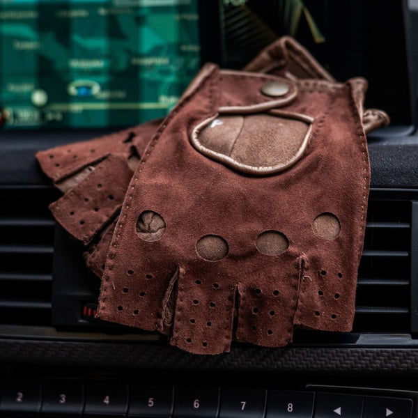 Premium Hand-Stitched Fingerless Gloves