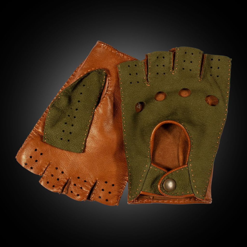 Premium Hand-Stitched Fingerless Gloves