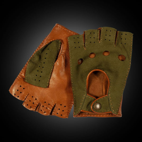 Premium Hand-Stitched Fingerless Gloves