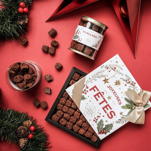 Cilindro di Tartufo al Cioccolato Extra Fondente · Cioccolatini di Natale