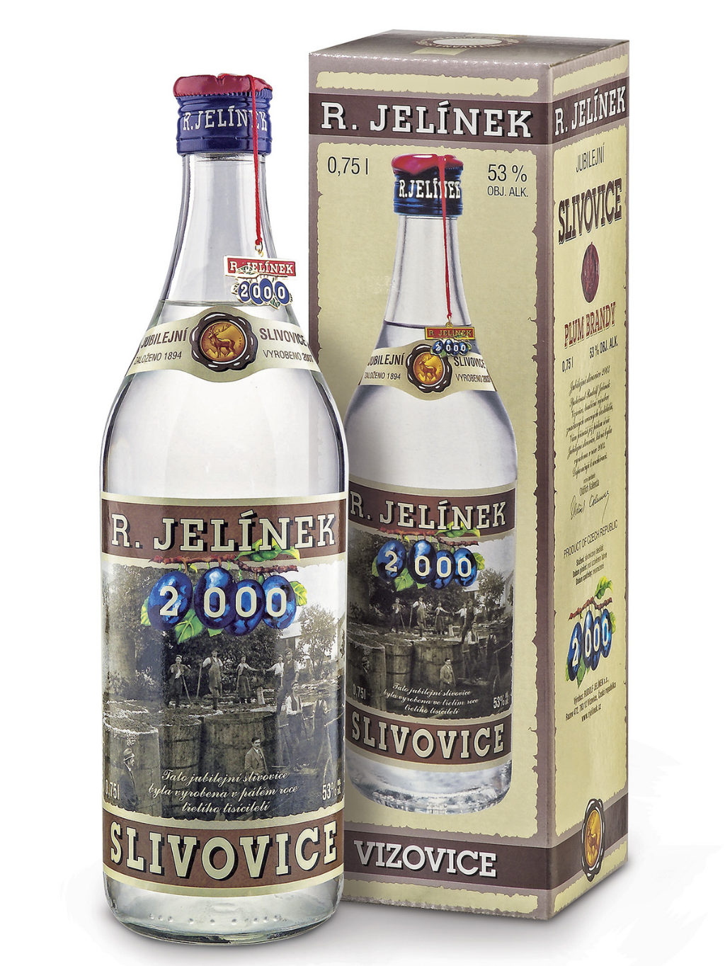 Jubilee Plum Brandy 2000 53% 0.75l