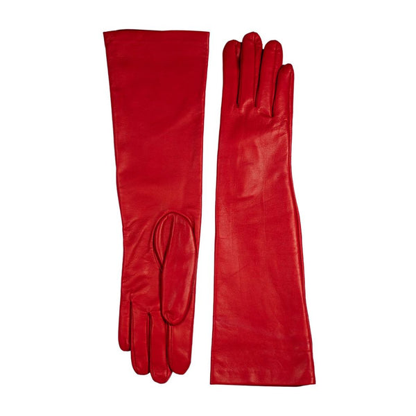 Long Leather Gloves with Thin Lining