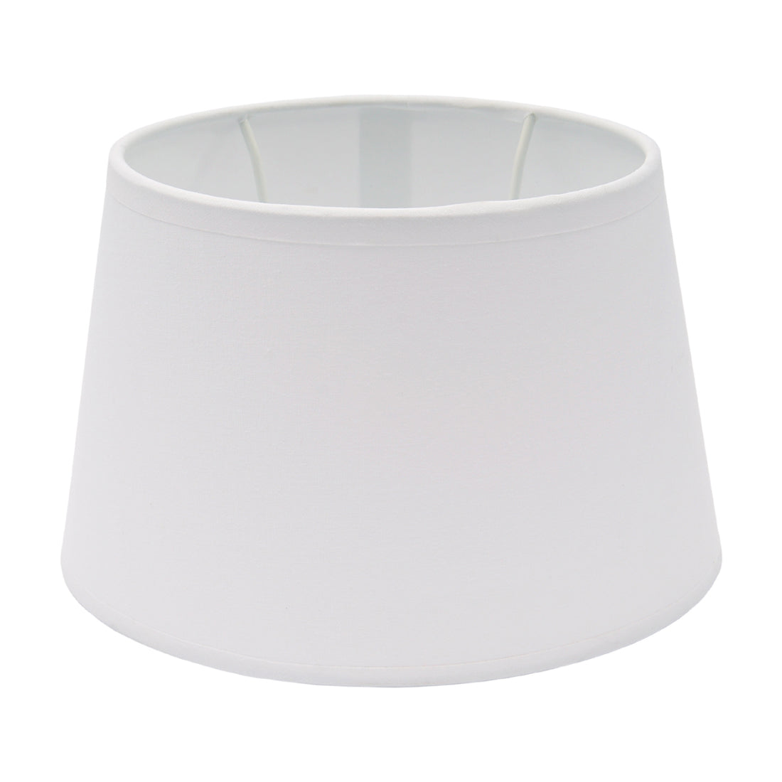 Various Oval Lamp Shade Ø20 cm – Cotton in Light Brown, Cream & White