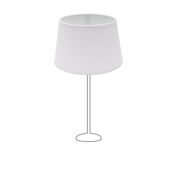 Various Oval Lamp Shade Ø20 cm – Cotton in Light Brown, Cream & White