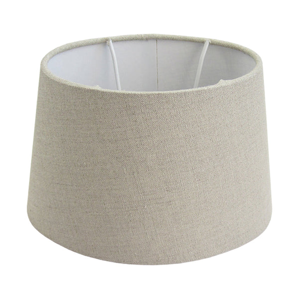 Variabile Paralume Ovale - Ø20 o 26 cm – Lino - Grigio