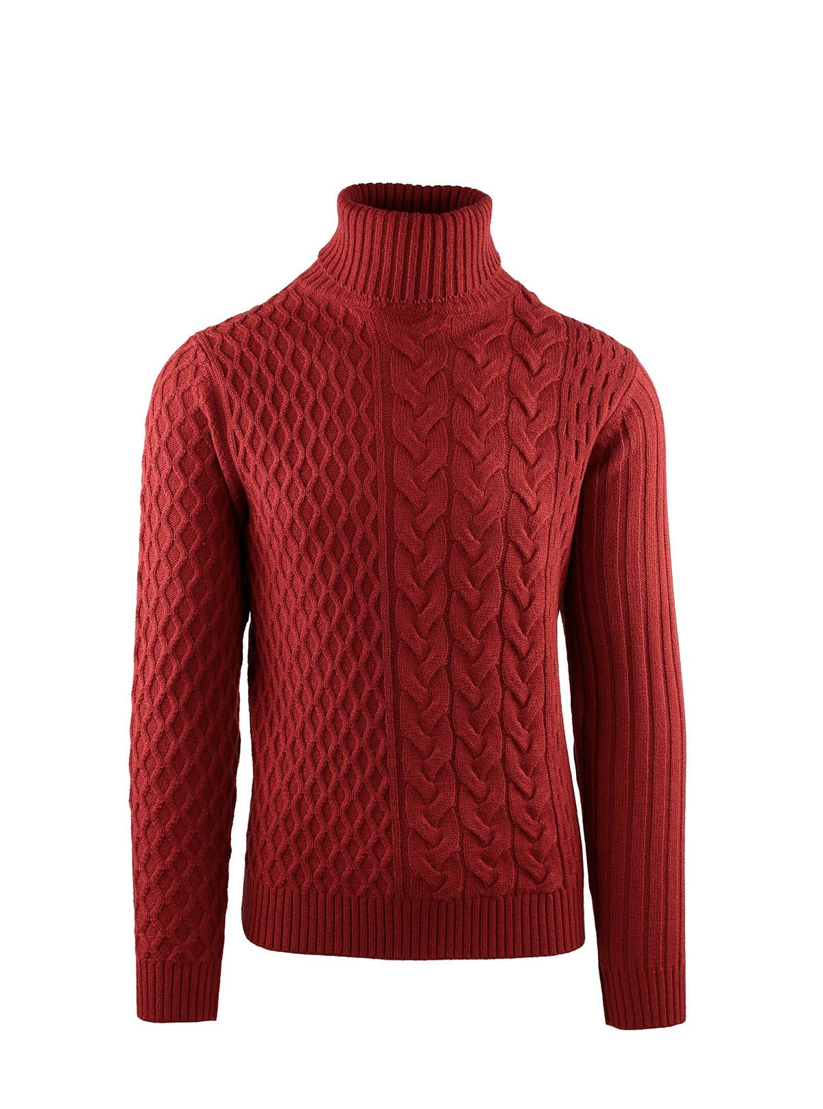 Turtleneck with Multicolor Patterns