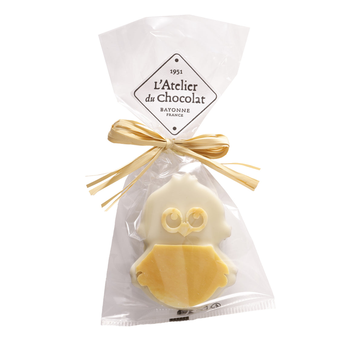 NATURAL PRALINE CHICK WHITE CHOCOLATE EASTER