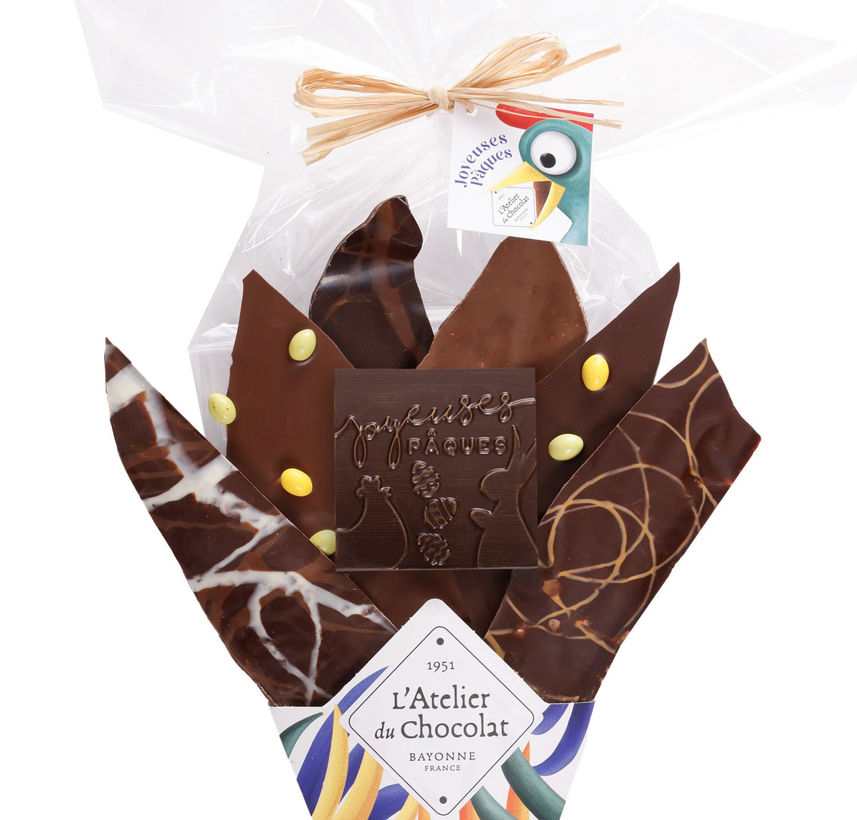 Easter Chocolates Composition and Its Easter Bunny