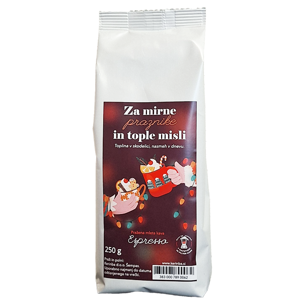 Kerinba Espresso 250 g praznična embalaža - moka/filter kava