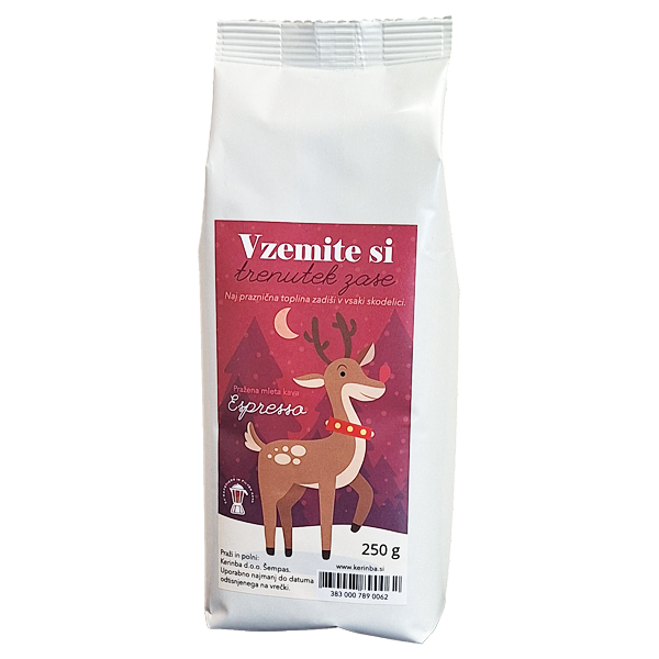 Kerinba Espresso 250 g praznična embalaža - moka/filter kava