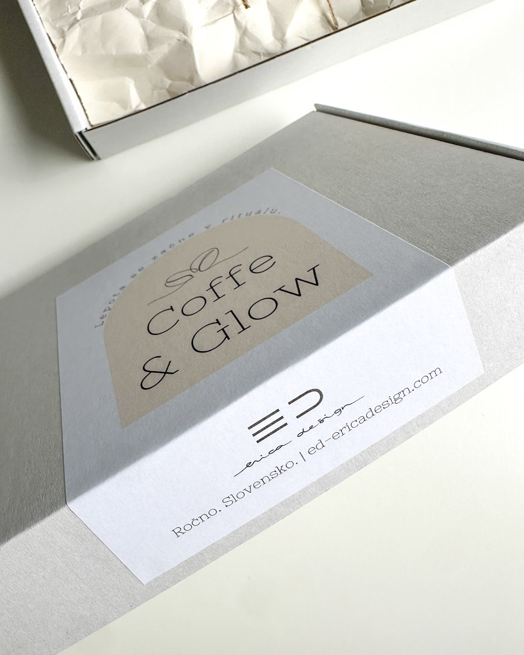 Scatola regalo | La bellezza inizia nel rituale - Caffè & Luce | Adatta per caffè e gioielli