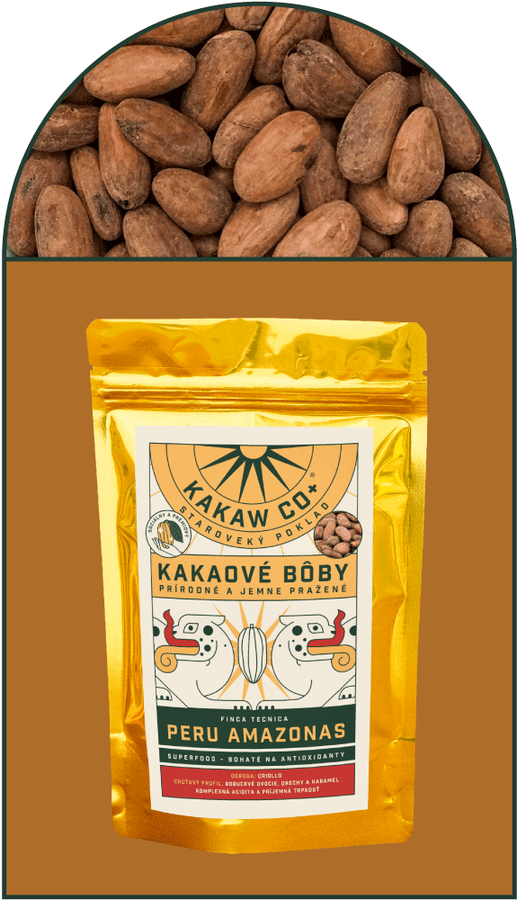 Kakaové boby - Peru Amazonas Hmotnost: 750g