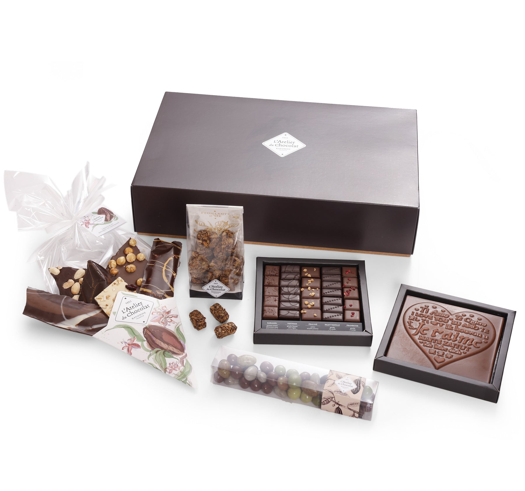 Scatola regalo di cioccolatini per eventi