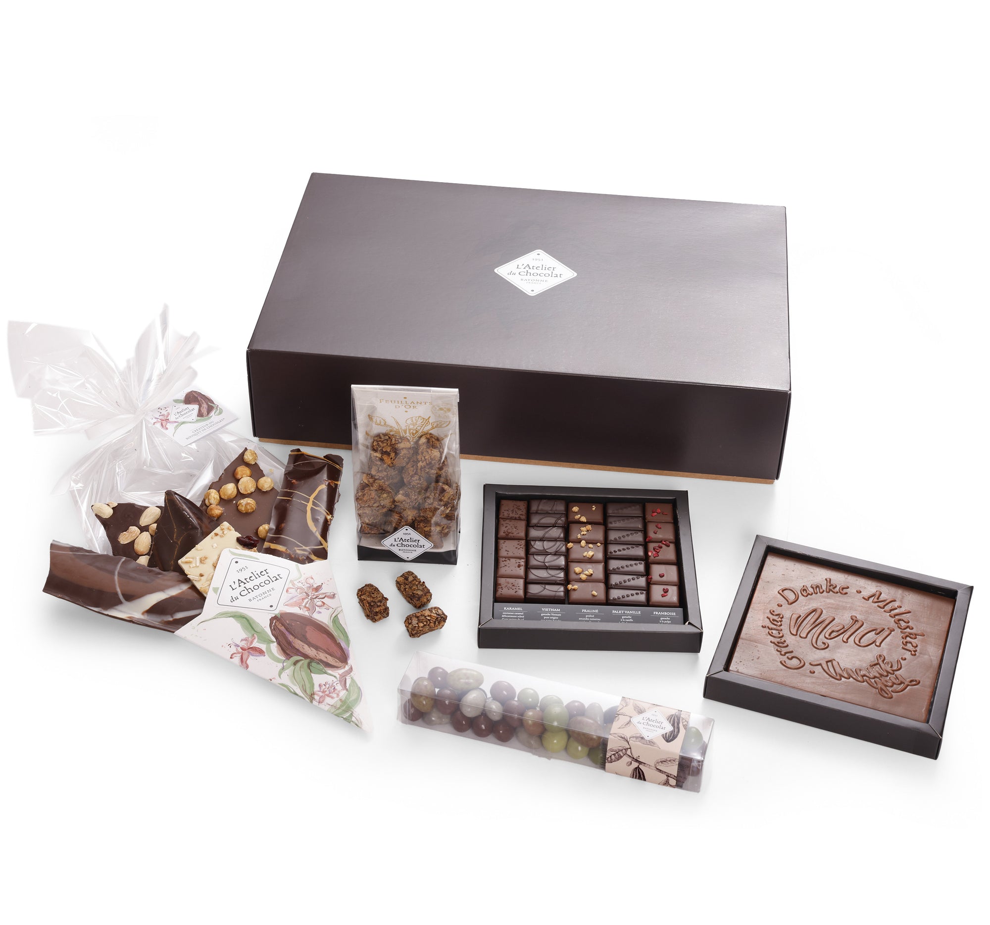 Scatola regalo di cioccolatini per eventi
