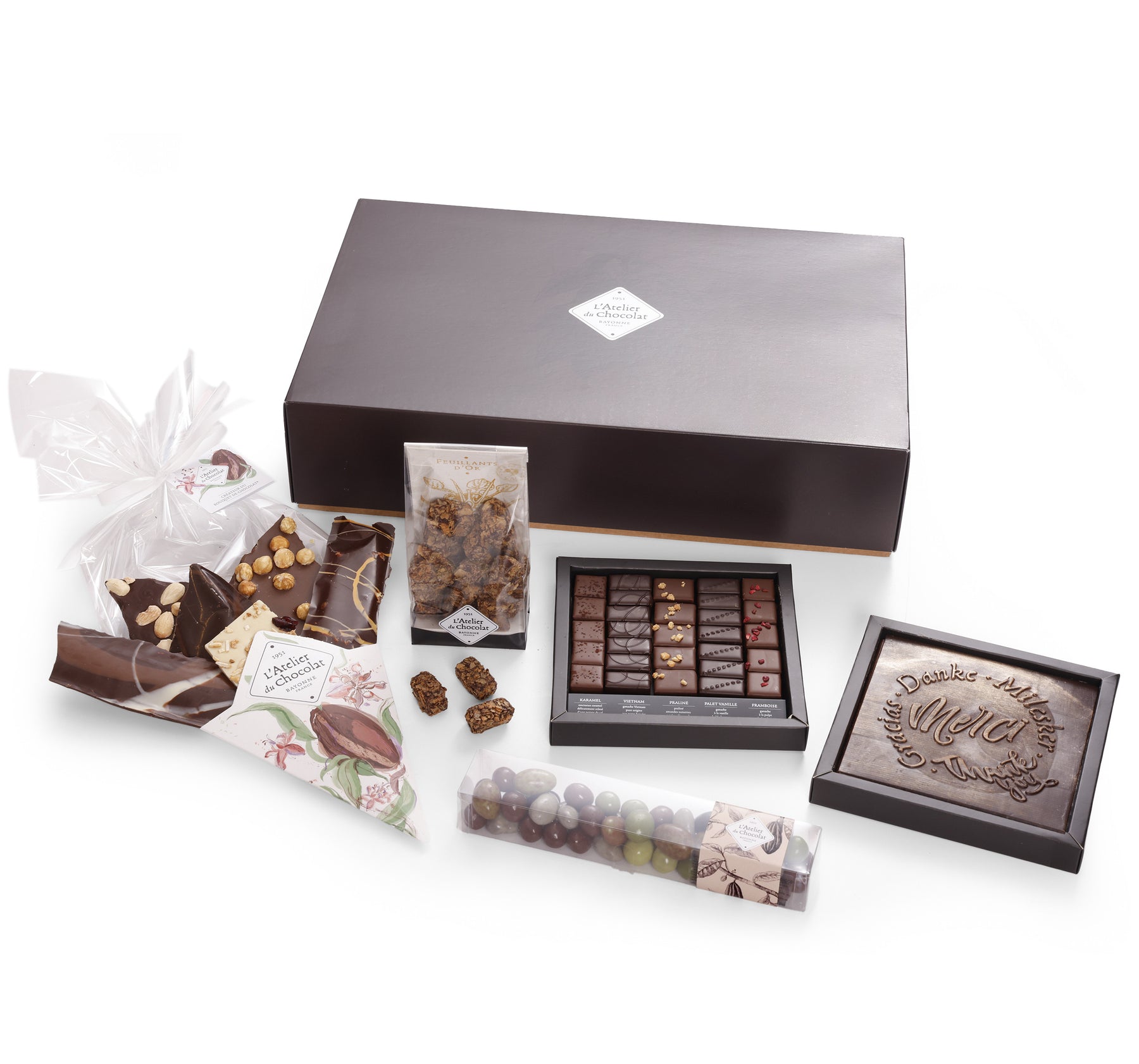 Scatola regalo di cioccolatini per eventi