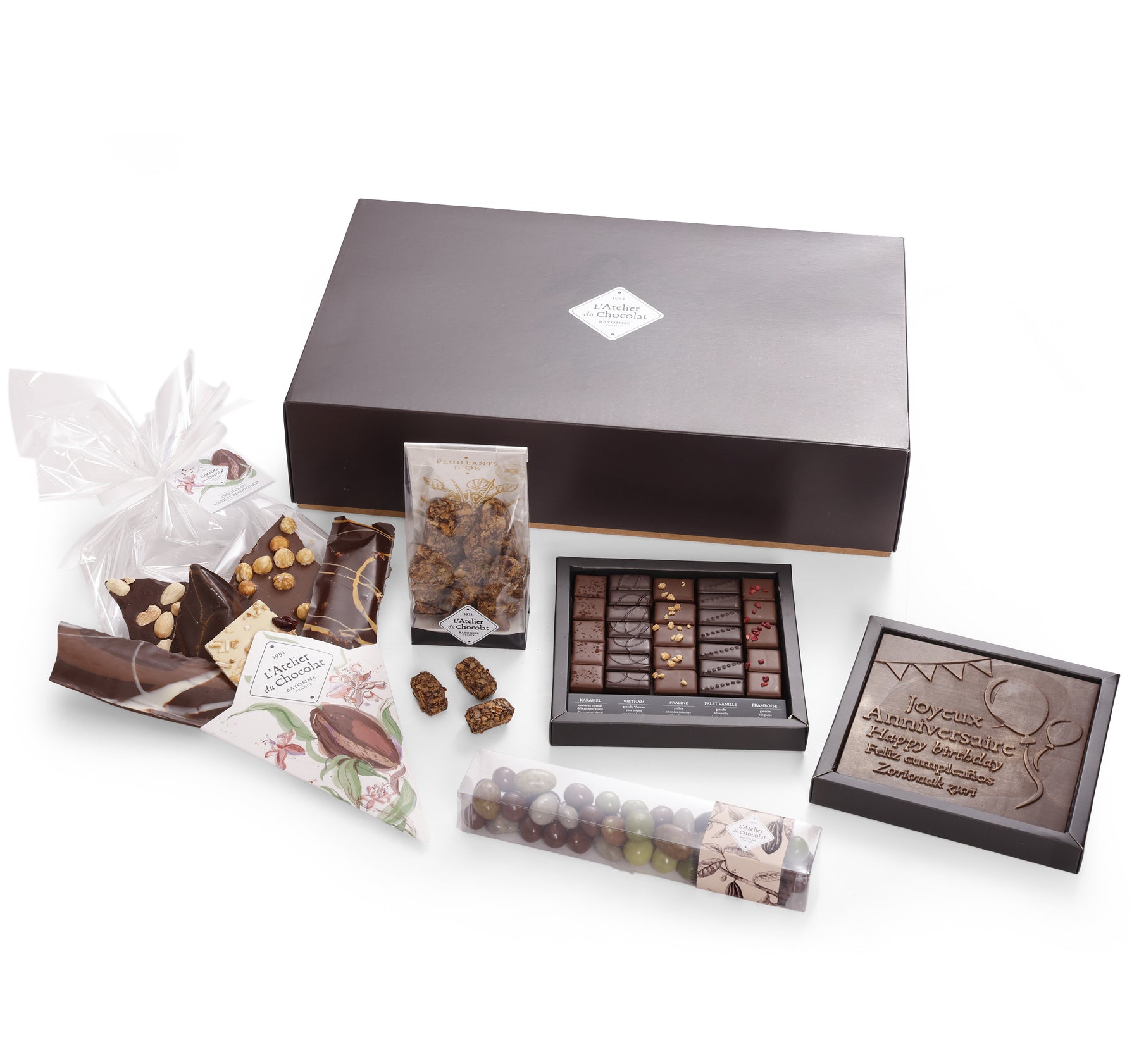 Scatola regalo di cioccolatini per eventi