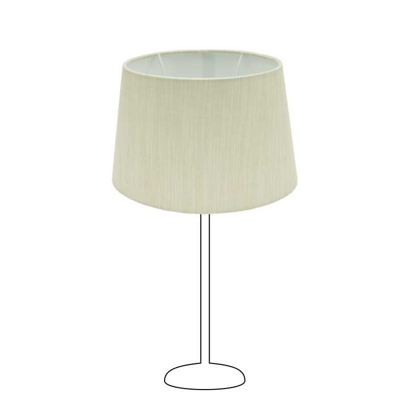 Varios Pantallas Ovaladas E27 de Seda Silvestre - Pantallas de Tela para Lámpara de Mesa o Lámpara de Noche