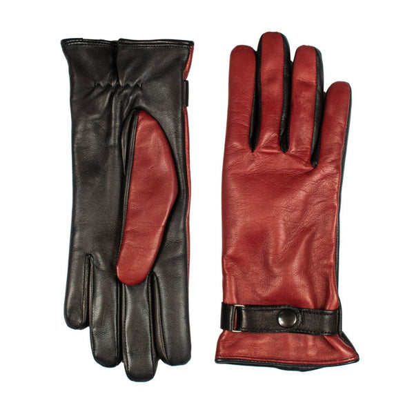 Women's Gloves with Strap and Cashmere