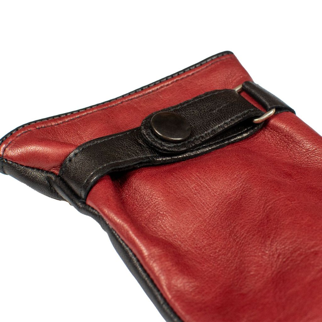 Women's Gloves with Strap and Cashmere