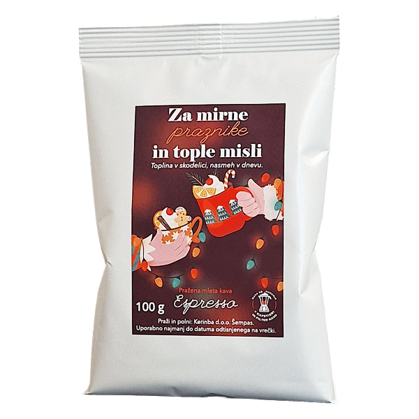 Kerinba Espresso 100 g festive packaging - ground/filter coffee