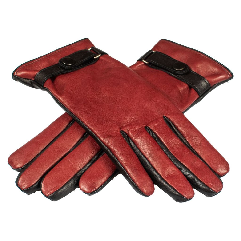 Women's Gloves with Strap and Cashmere