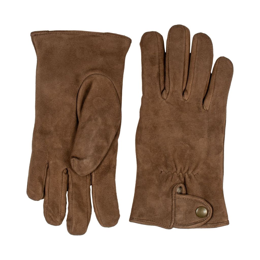 Men's Suede Gloves with Cashmere