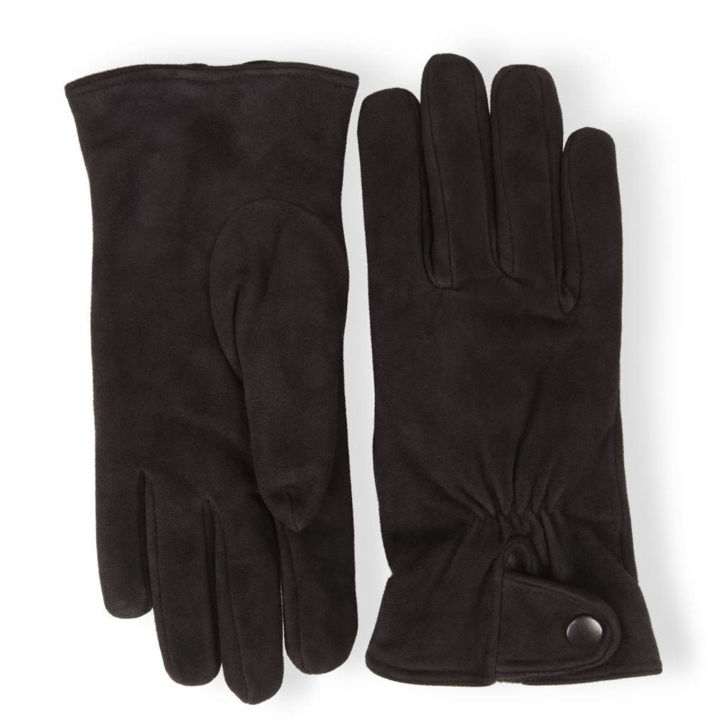 Men's Suede Gloves with Cashmere