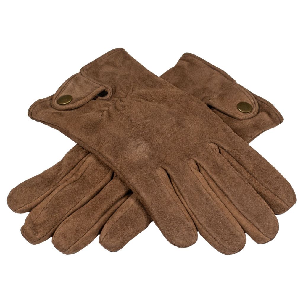Men's Suede Gloves with Cashmere