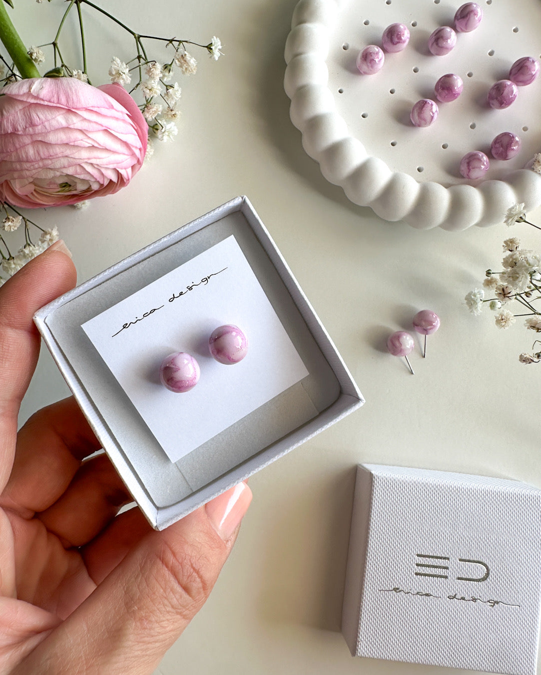 ampoule | ÉDITION LIMITÉE | rose, translucide, paillettes