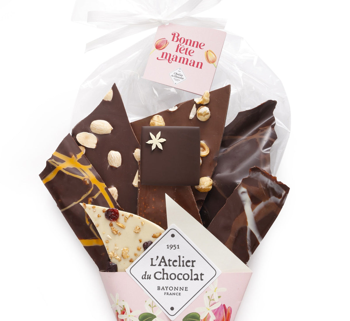 Composition cadeau chocolats Bouquet d'Amour pour Maman