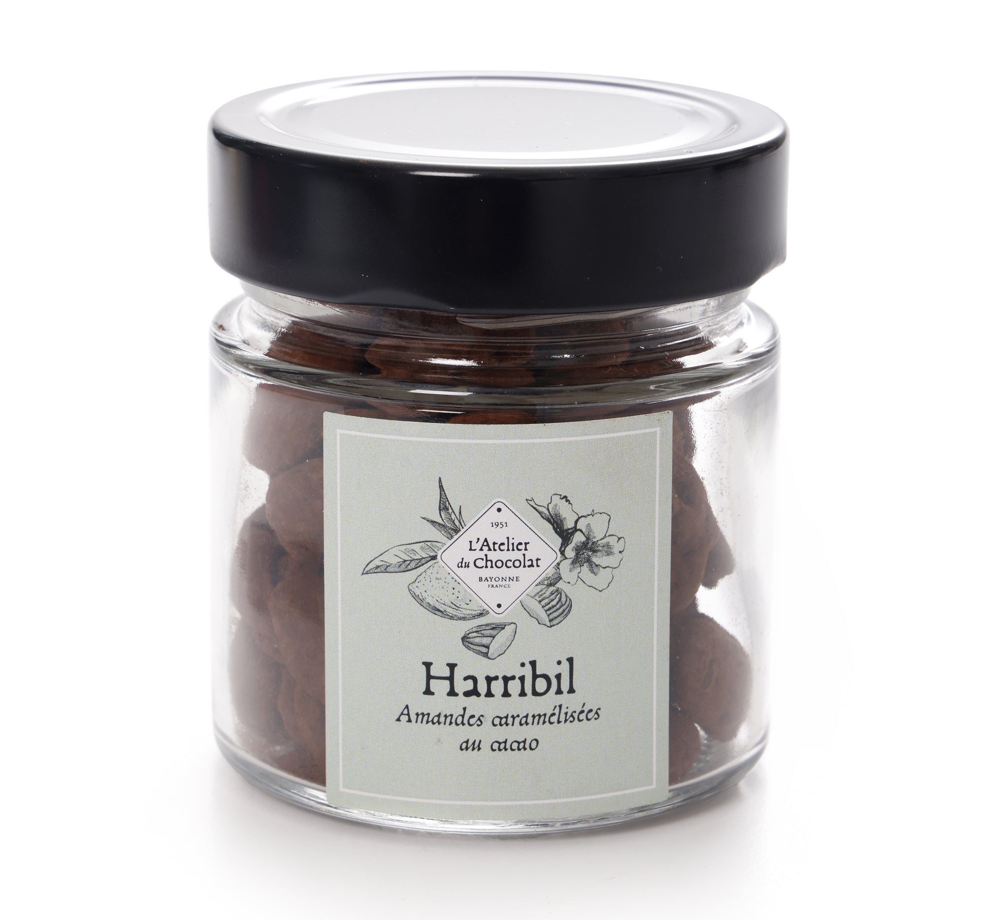 Mandorle caramellate Harribil con cacao