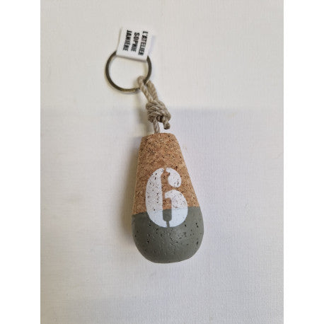 Cork Floating Keychain