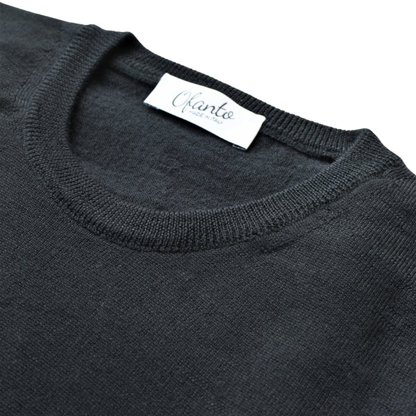 Il Pullover Italiano 100% Merino - Nero