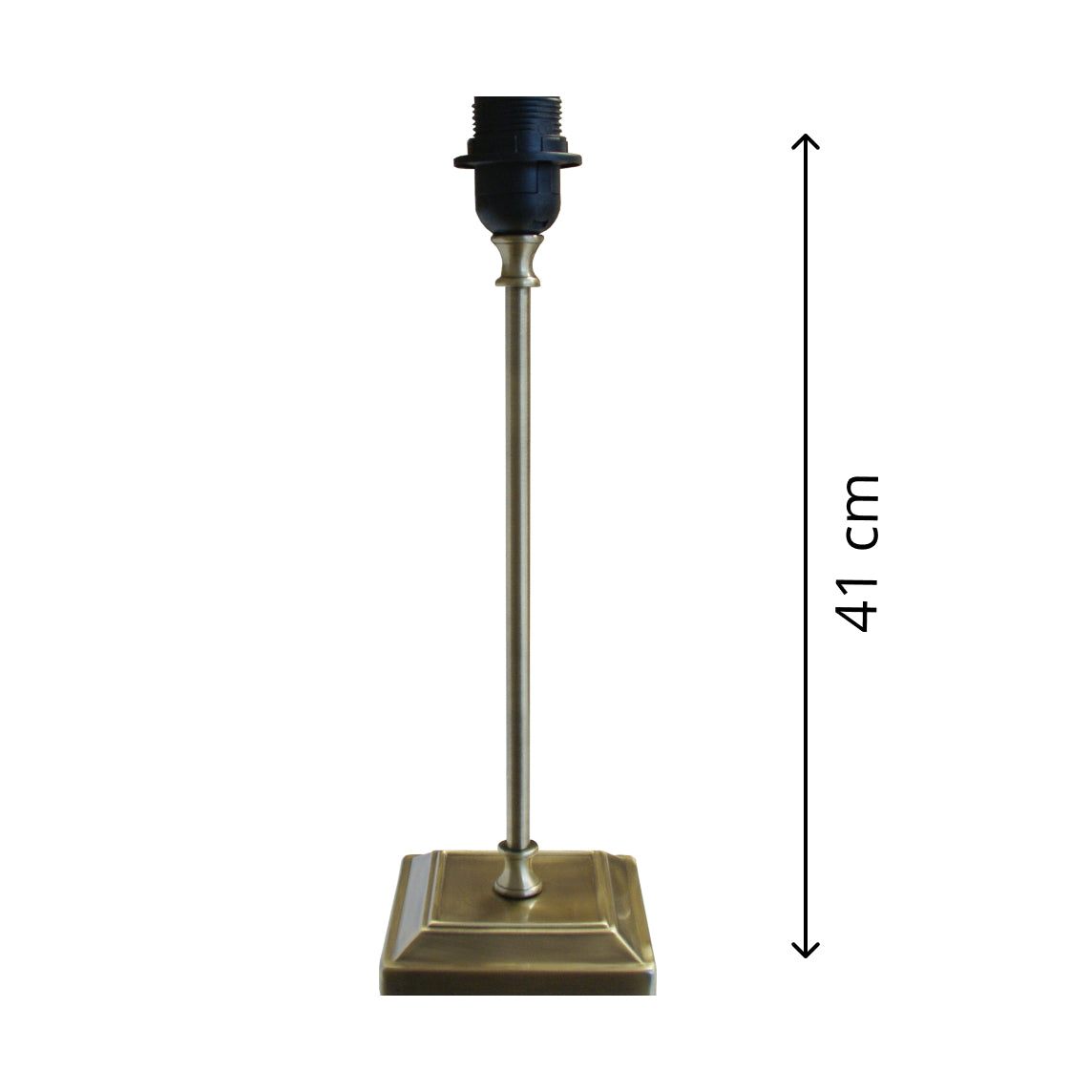 Various Metal Lamp Base Bronze - 41 cm with E27 Socket – Stylish and Warm in Design