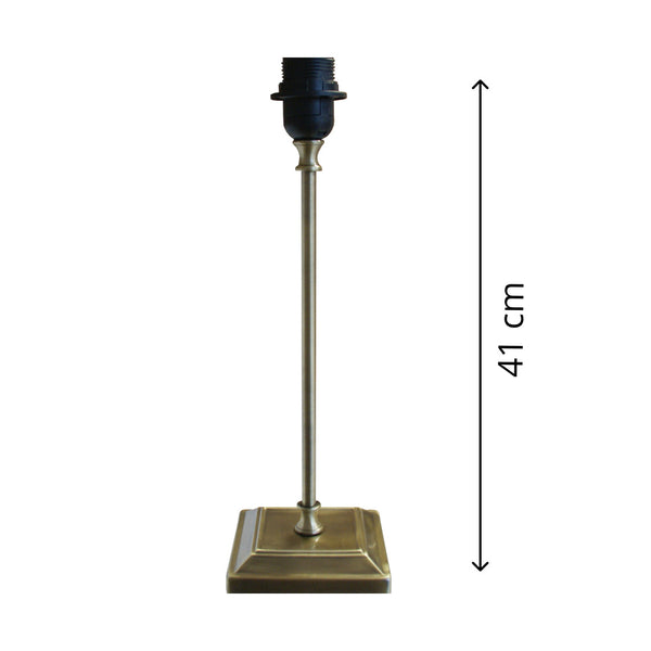 Various Metal Lamp Base Bronze - 41 cm with E27 Socket – Stylish and Warm in Design
