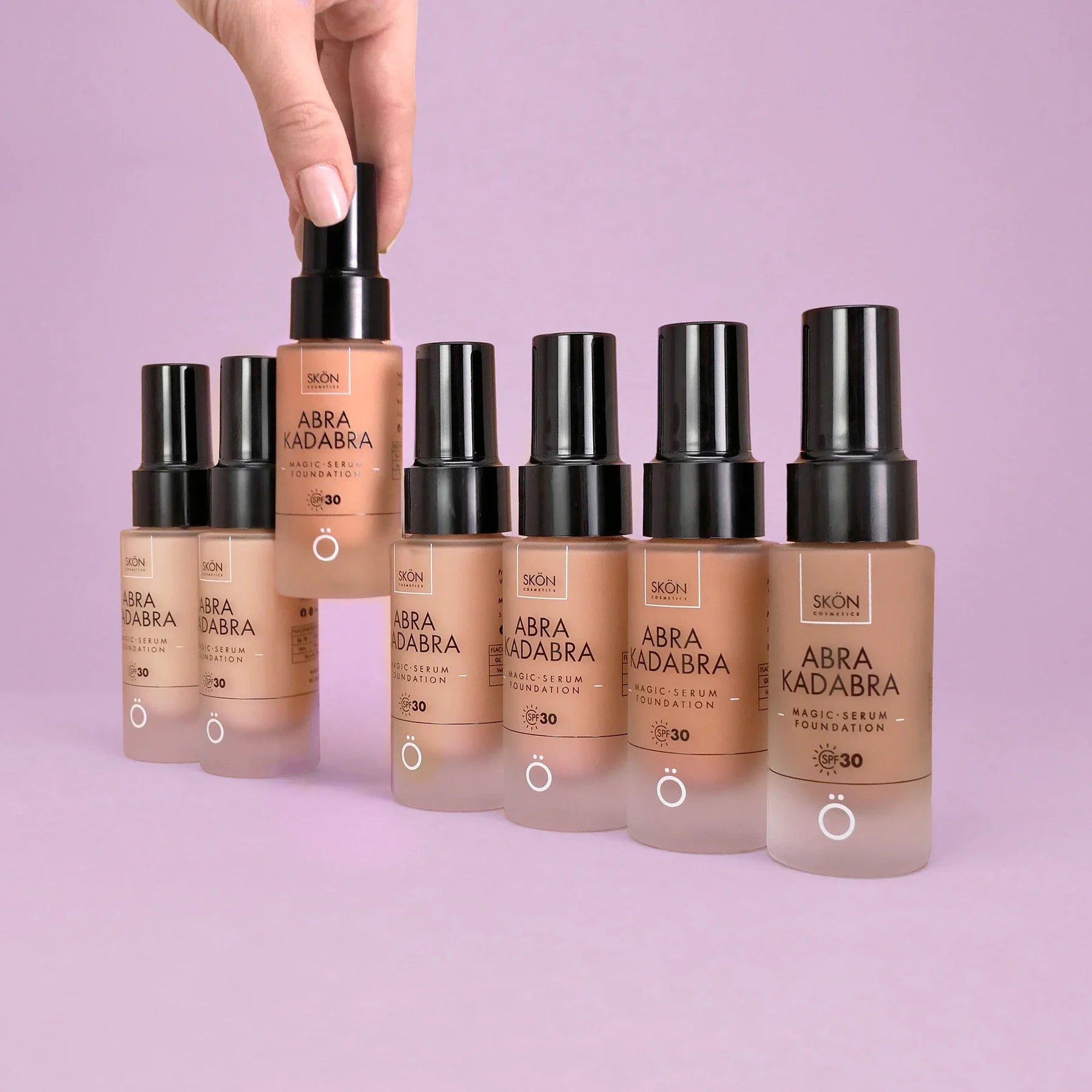 Face serum foundation with sun protection (soft matt)